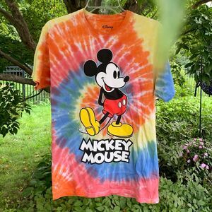 Disney Mickey Mouse, tie-dye T-shirt, M